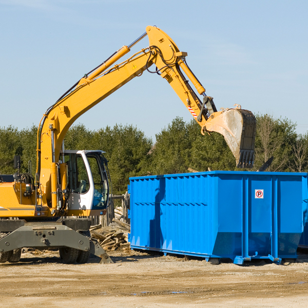 can i request a rental extension for a residential dumpster in Callaway